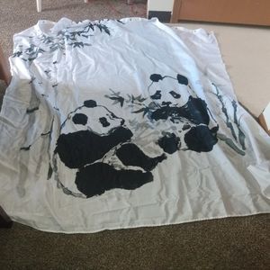 Panda shower curtain need gone asap